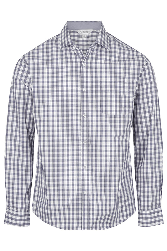 DEVONPORT MENS SHIRT LONG SLEEVE RUNOUT - V1908L