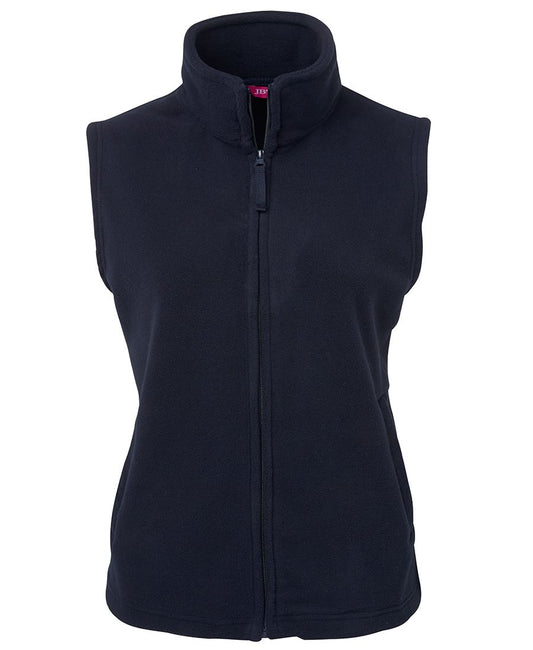 JB's LADIES POLAR VEST NAVY