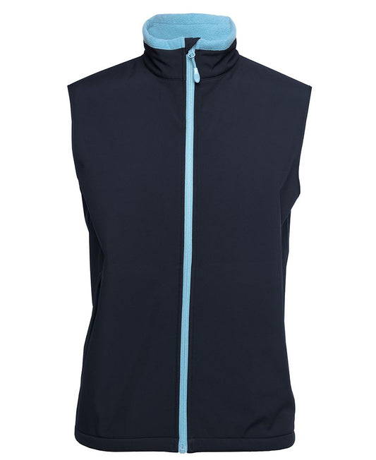 PDM THREE LAYER SOFTSHELL VEST NAVY
