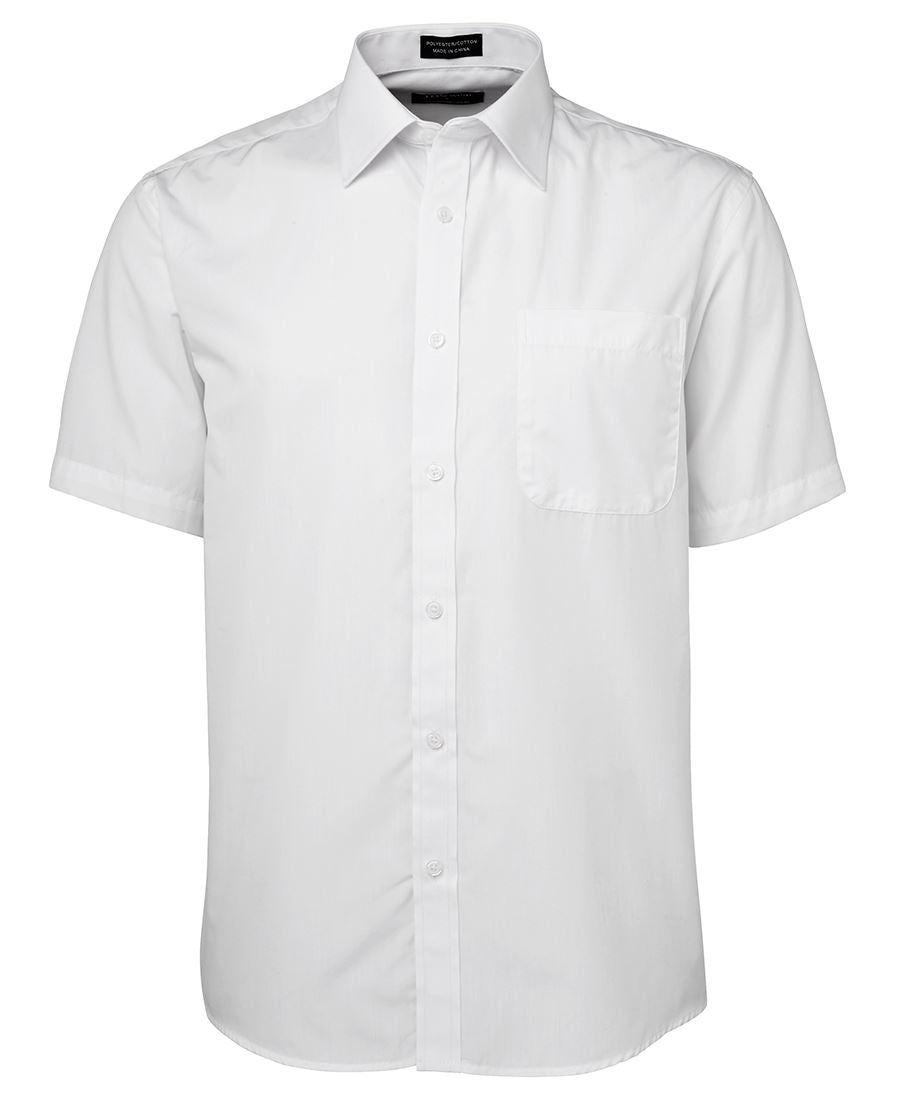JB's S/S POPLIN SHIRT WHITE