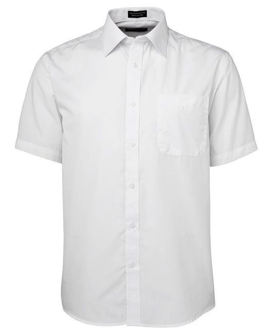 JB's S/S POPLIN SHIRT WHITE