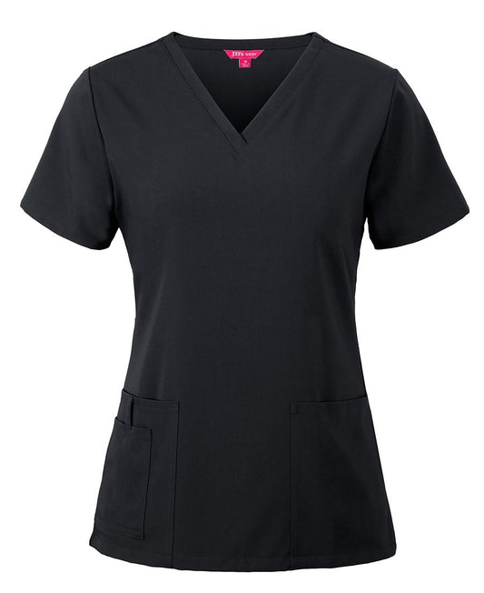 JB's LADIES NU SCRUB TOP NAVY