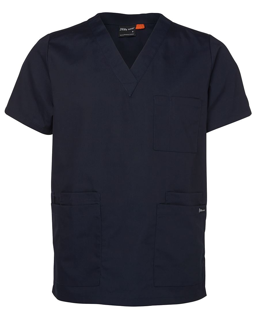 JB's UNISEX SCRUBS TOP NAVY