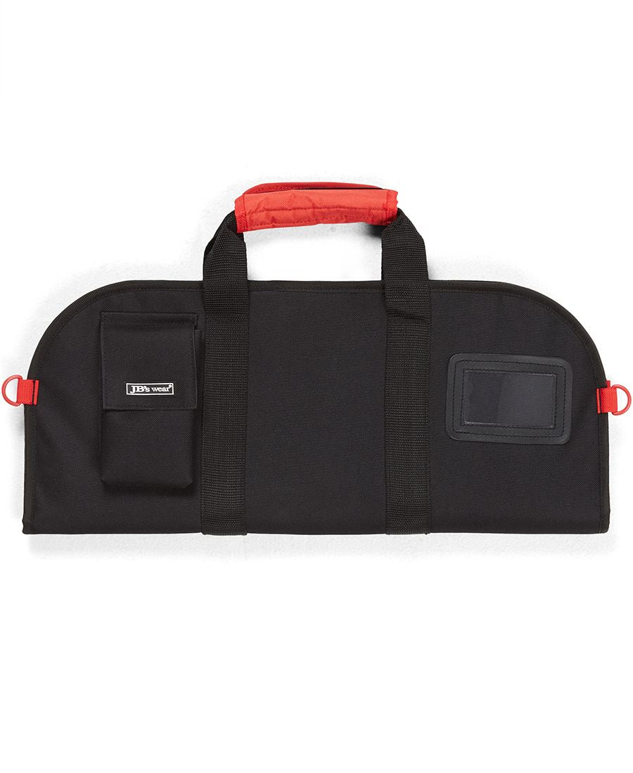 JB's CHEF'S KNIFE BAG BLACK/RED - S