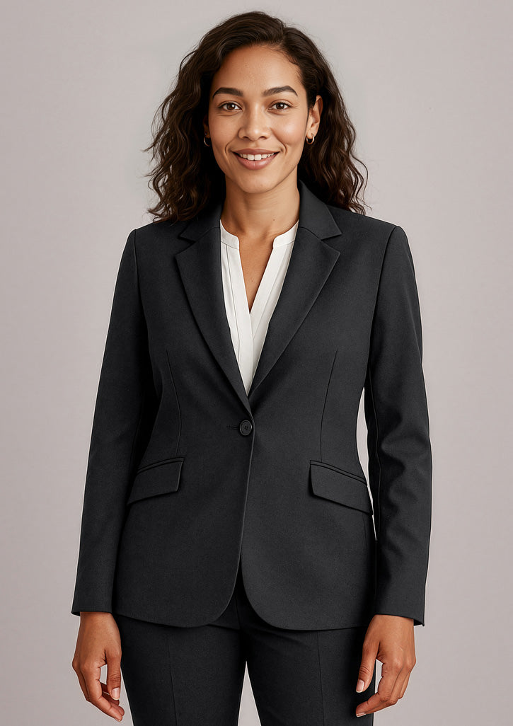 Womens Siena Longline Jacket - Black