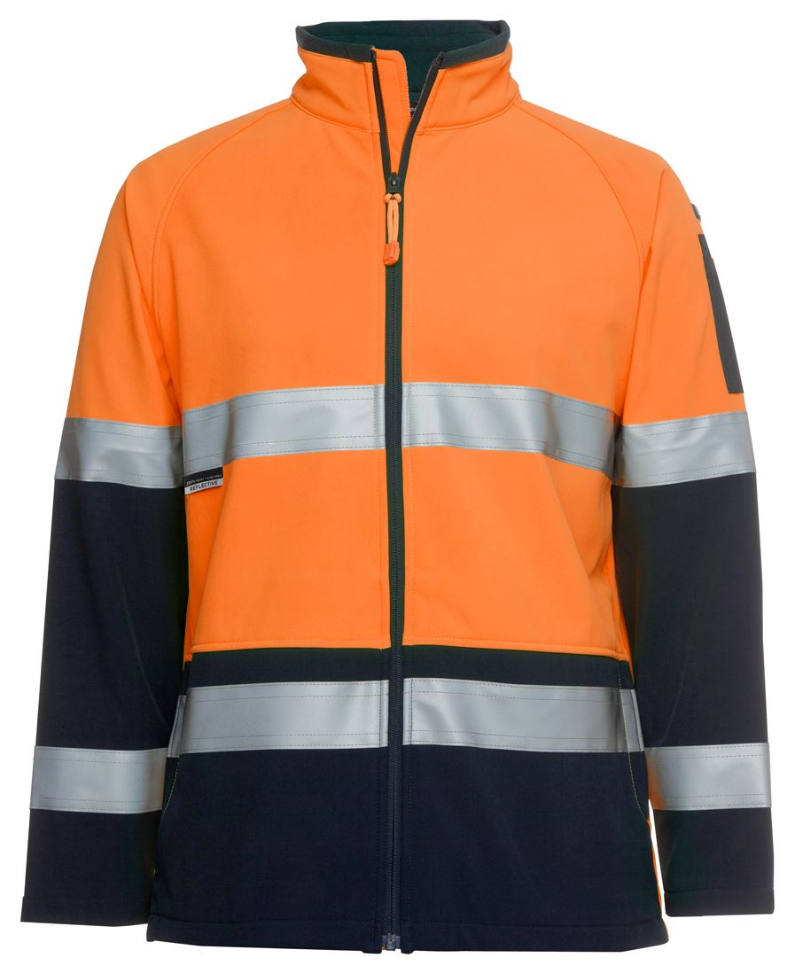 JB's HV 4602.1 (D+N) SOFTSHELL JACKET ORANGE