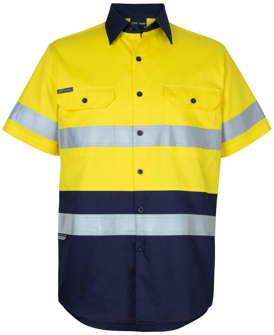 JB's HV (D+N) S/S 150G W/SHIRT YELLOW/NAVY
