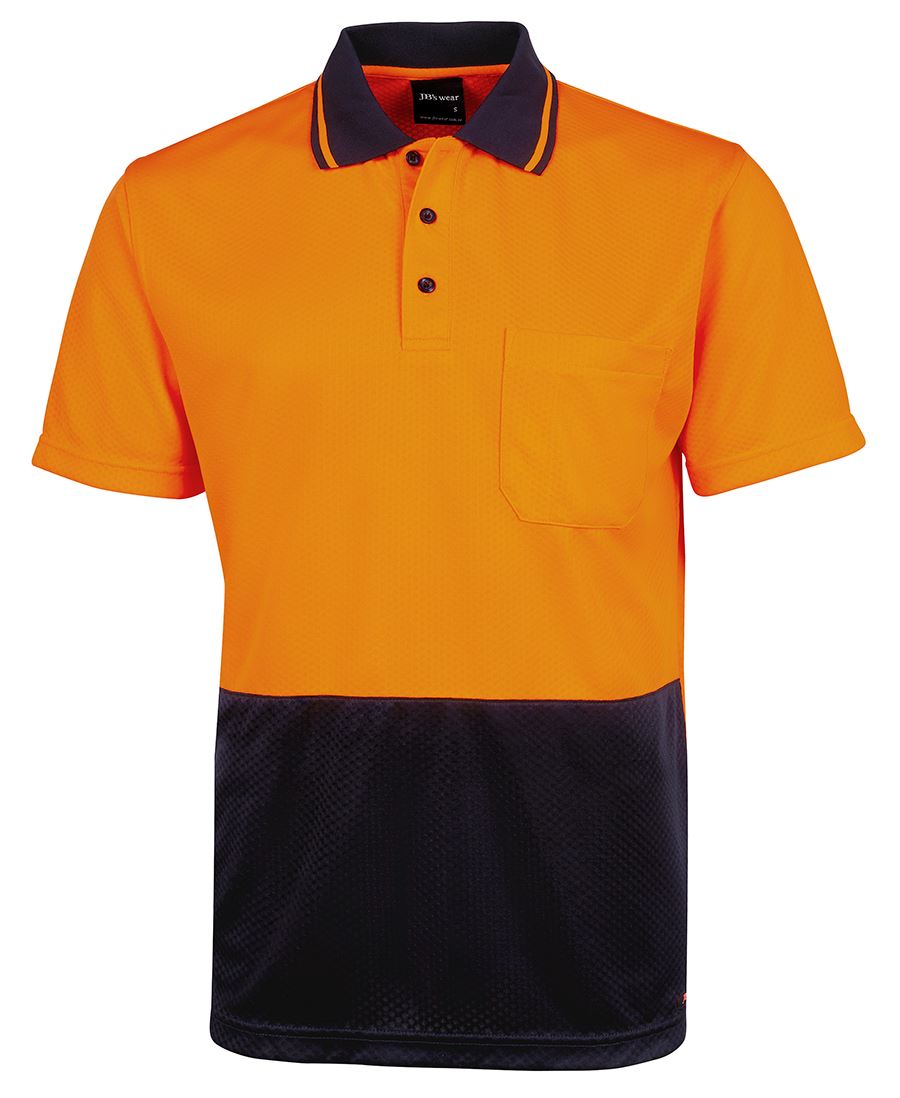 JB's HV 4602.1 JACQUARD NON CUFF POLO LIME/NAVY