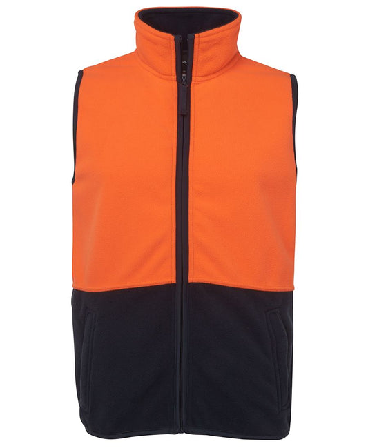 JB's HV POLAR VEST LIME/NAVY