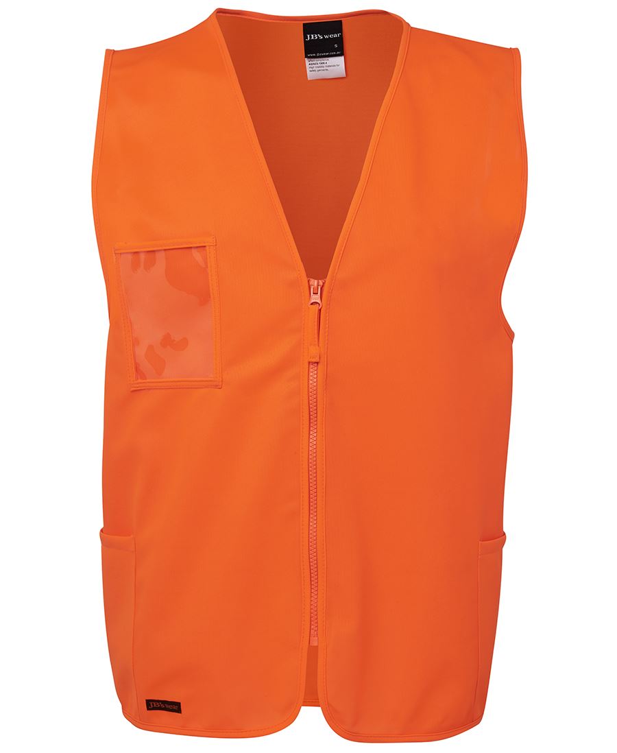 JB's HV ZIP SAFETY VEST PINK