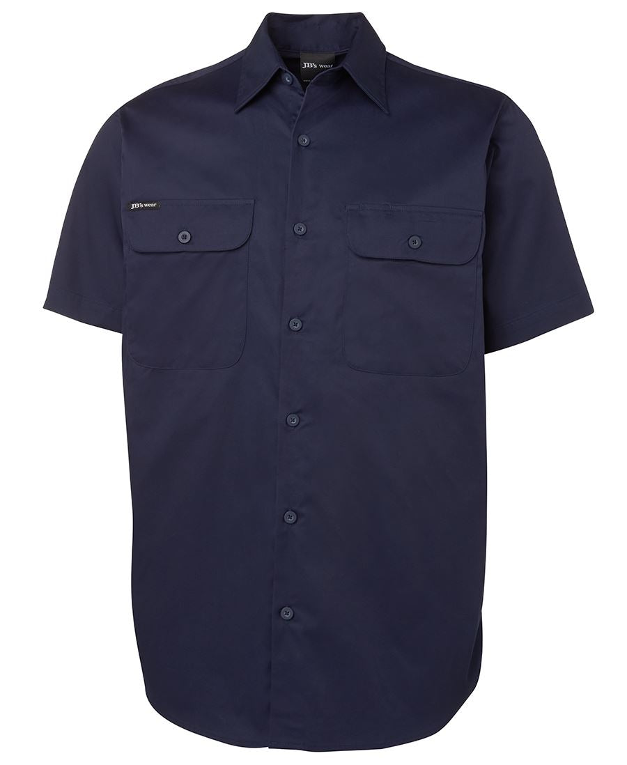 JB's S/S 150G WORK SHIRT NAVY