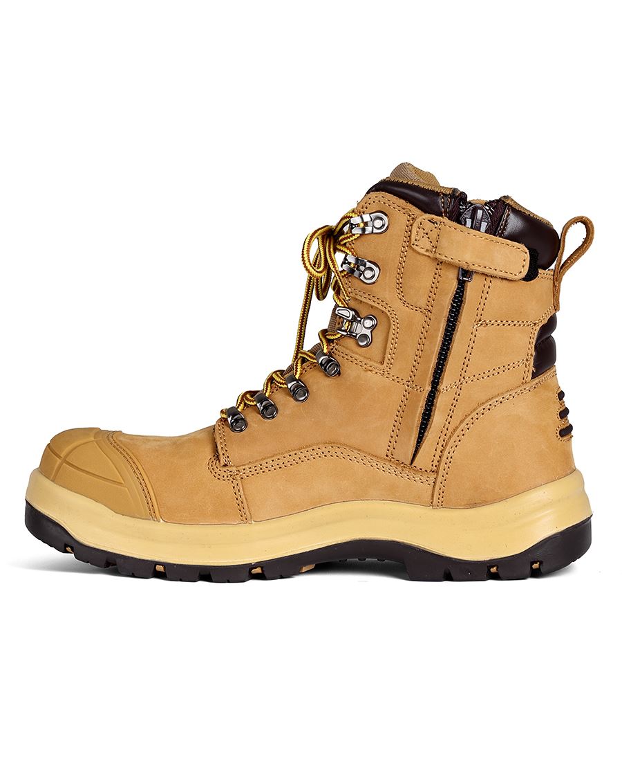 JB's ROADTRAIN ZIP SAFETY BOOT WHEAT