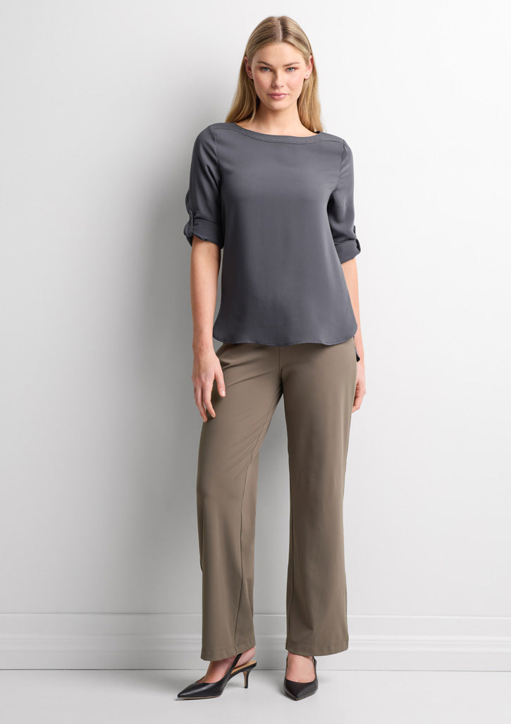 Womens Soft Stretch Pant - Taupe