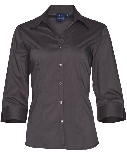 Ladies' 3/4 sleeve teflon shirt