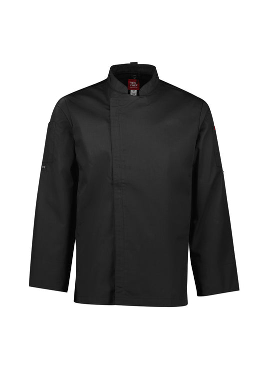 Mens Alfresco Long Sleeve Chef Jacket - back