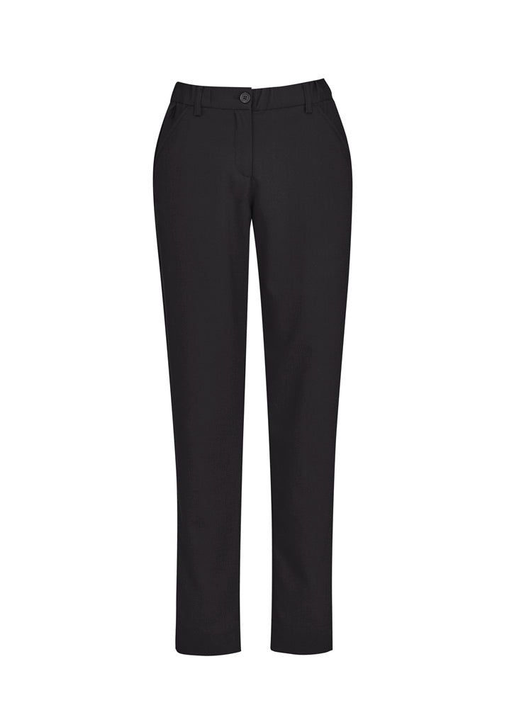 Womens Comfort Waist Slim Leg Pant - Charcoal