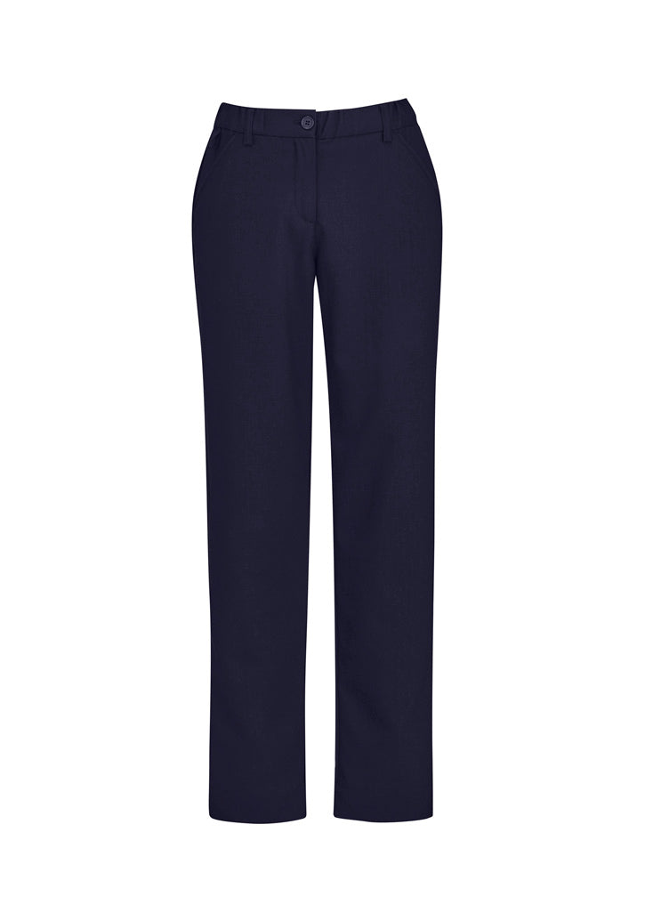 Womens Comfort Waist Straight Leg Pant - Navy