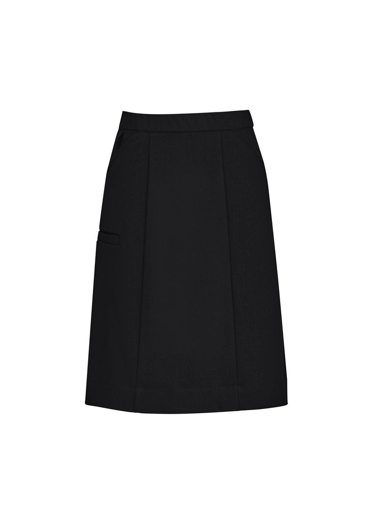 Womens Comfort Waist Cargo Skirt - Black