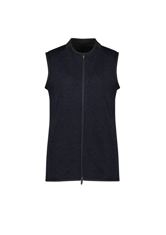 Womens Nova Zip Front Vest - back