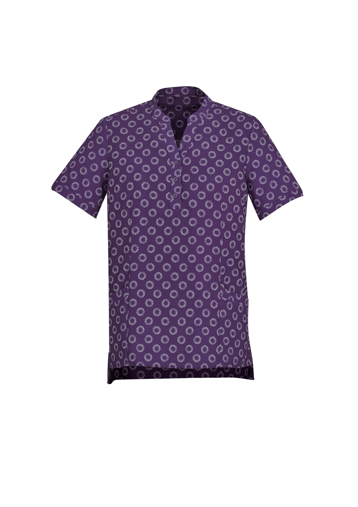 Womens Florence Daisy Print Tunic - Purple