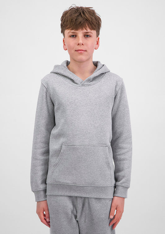 Basis Youth Hoodie - Grey Marle