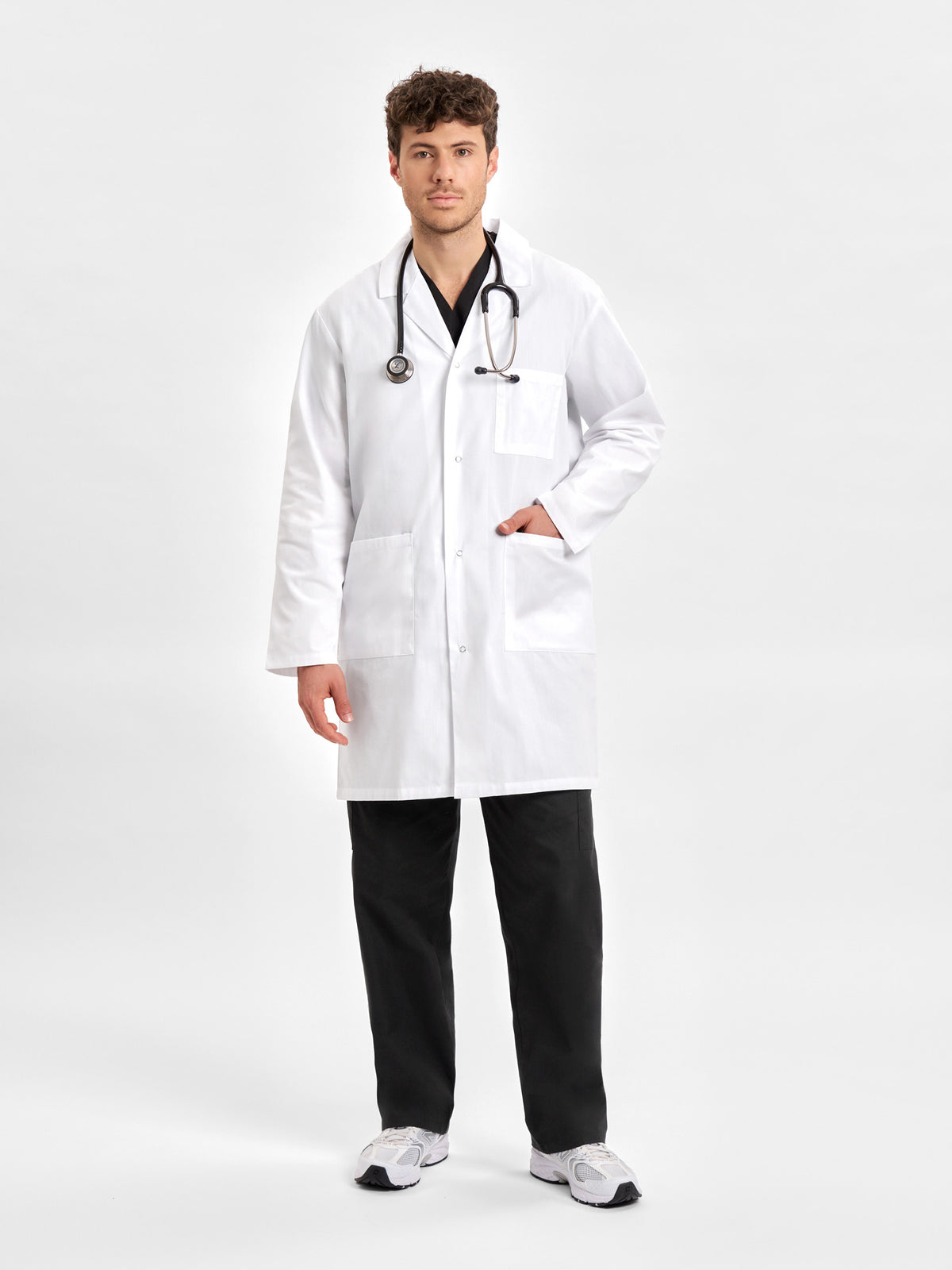 Classic Unisex Lab Coat - White