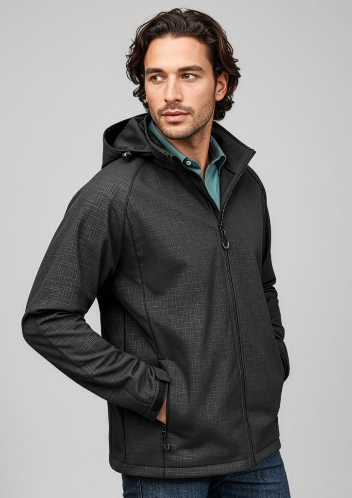 Mens Geo Jacket - Black