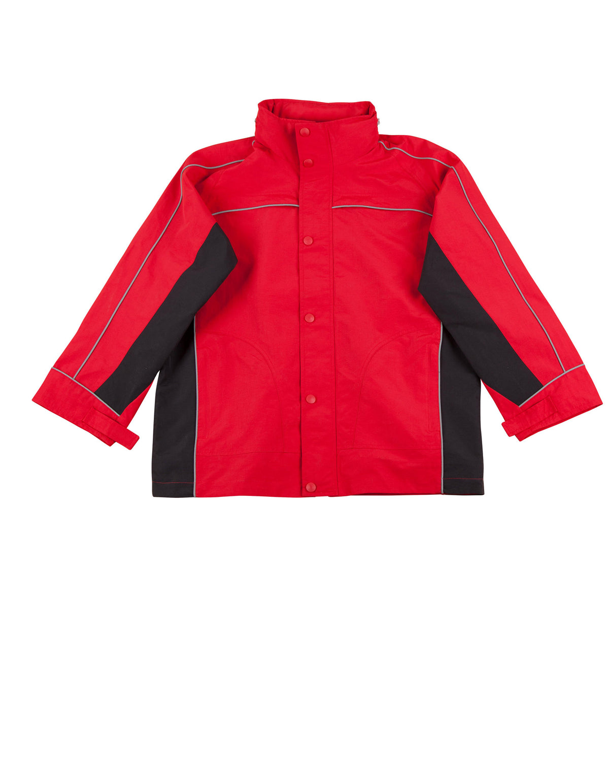 3 in 1 Jacket, silver relective piping