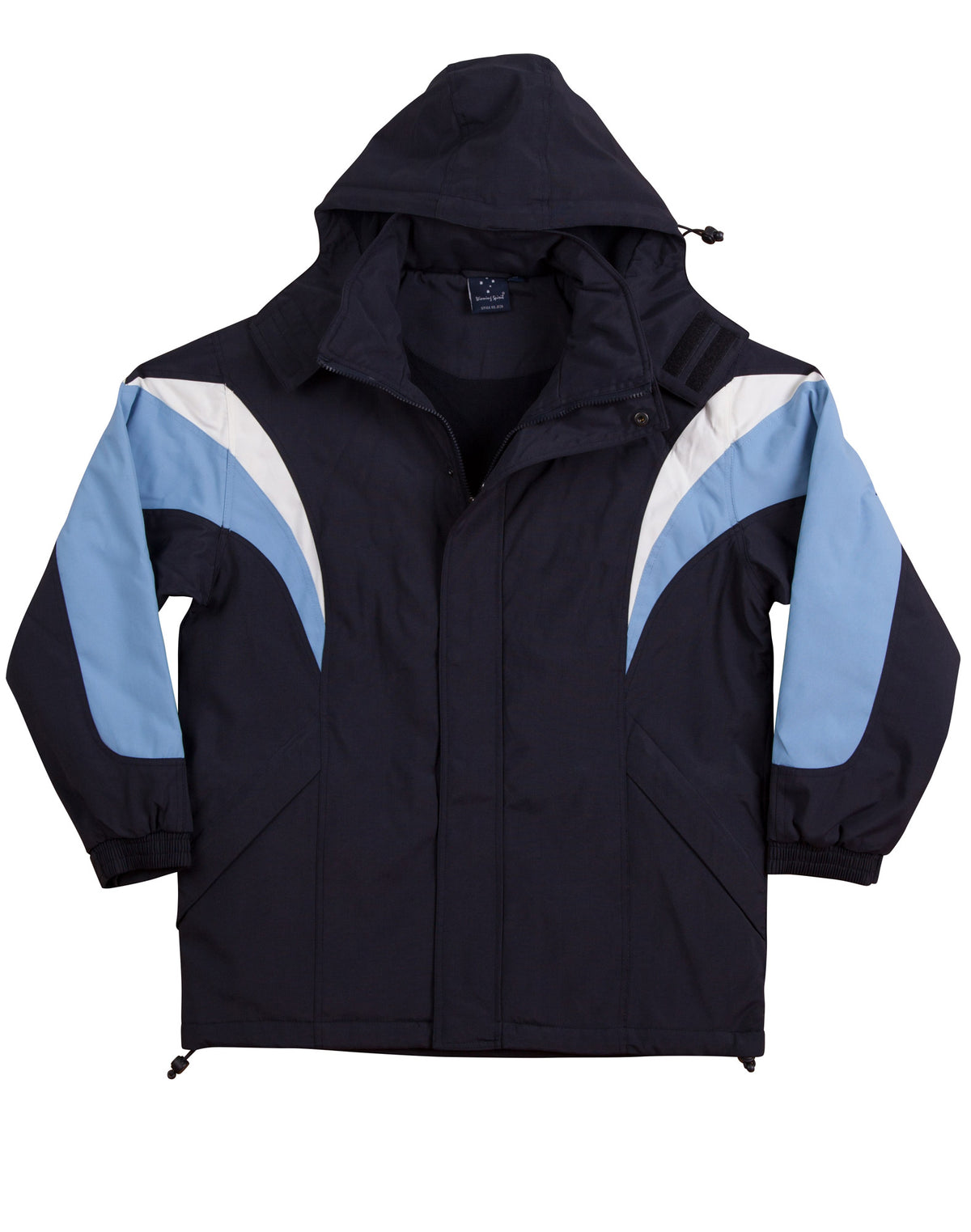 bathurst tri-color jacket with hood