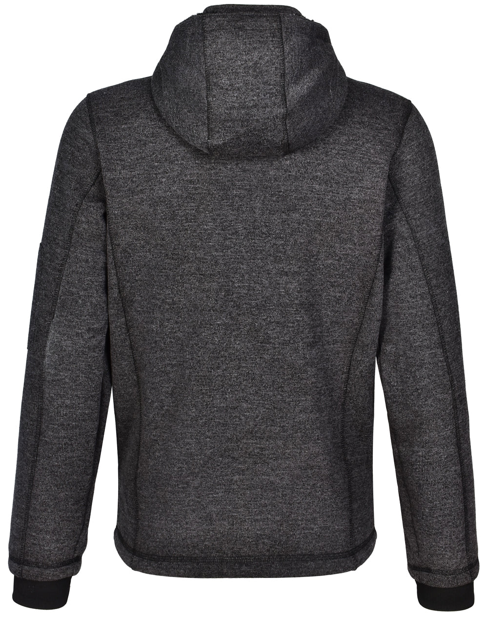 Men's Heather Bonded Fleece Jacket - Black
