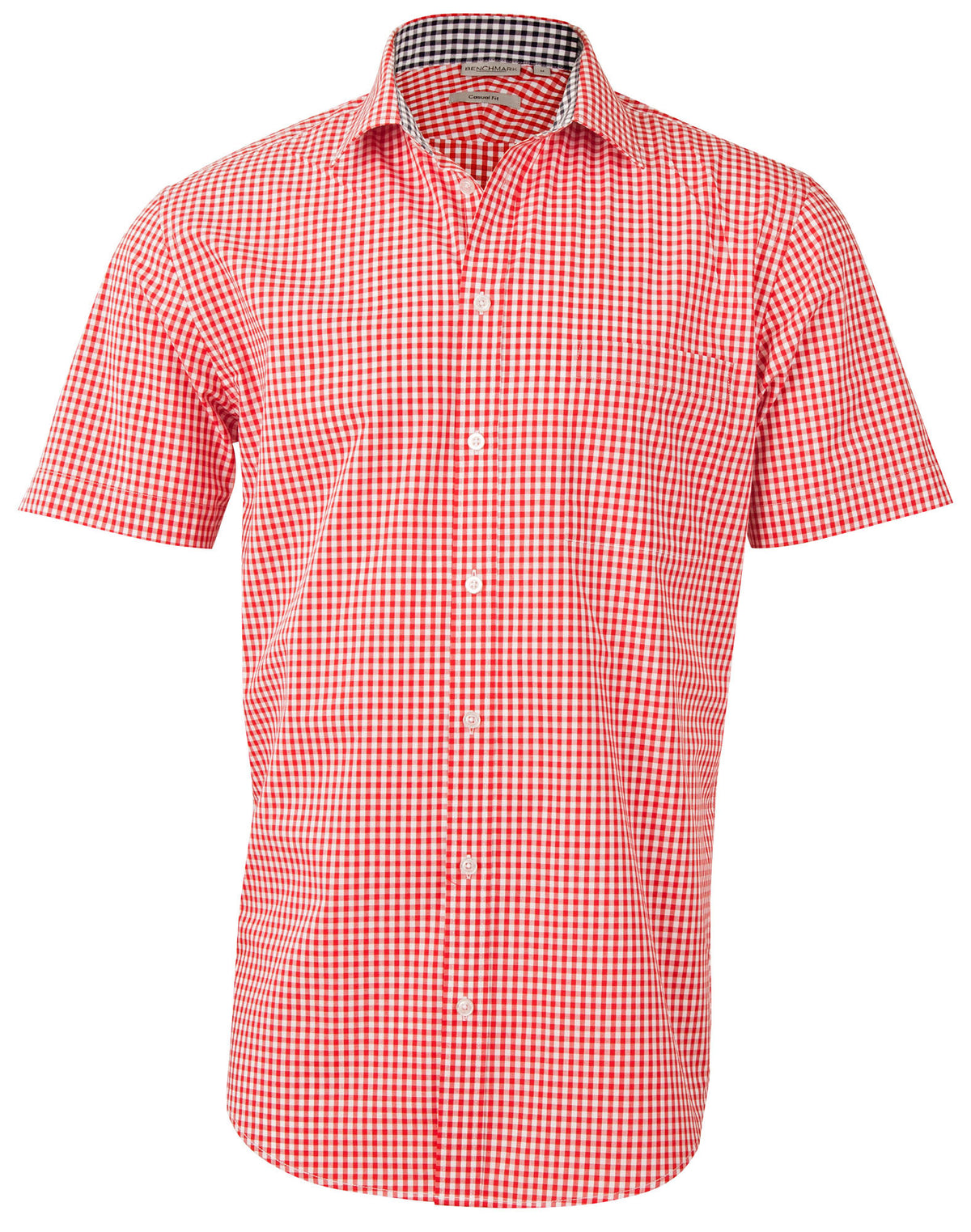 Men's Gingham Check S/S Shirt