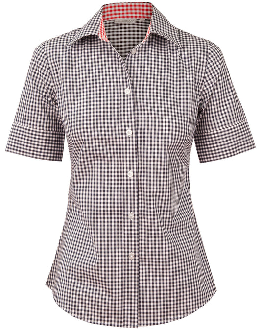 Women's Gingham Check S/S Shirt