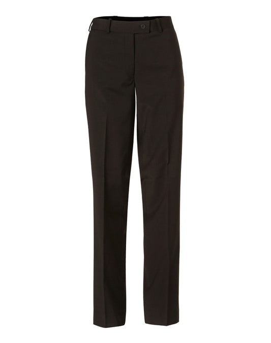 Women's Slim Leg Flexi Waist Pants in Wool Stretch