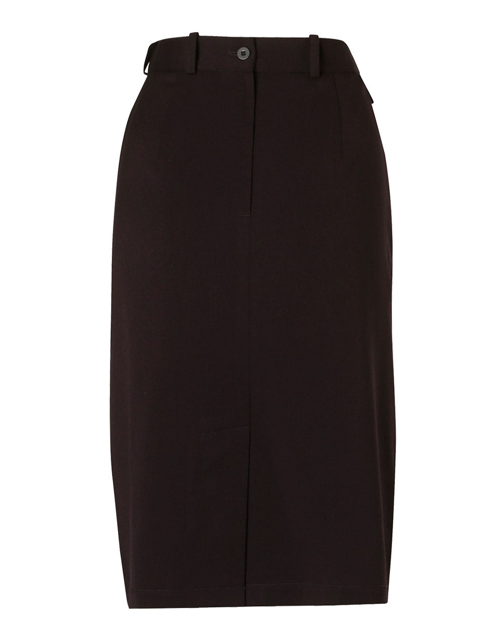 Women's Flexi Waist A-line Utility Lined Skirt in Poly/Viscose Stretch Twill - Navy