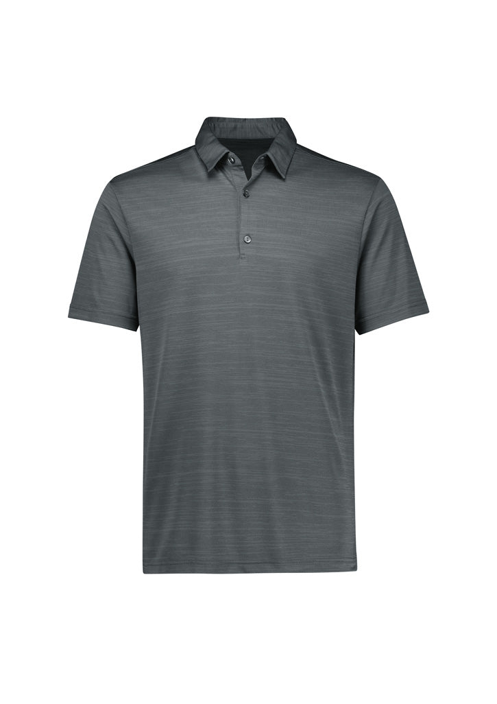Mens Orbit Short Sleeve Polo - Dark Grey Carbon