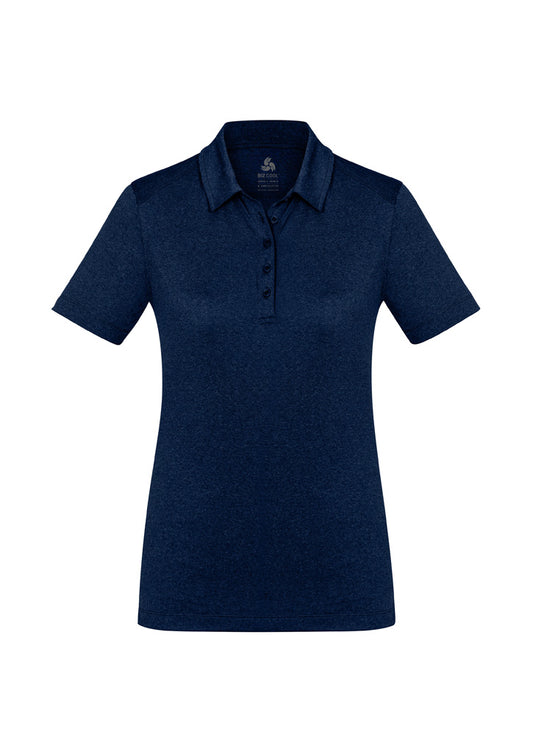 Womens Aero Short Sleeve Polo - back
