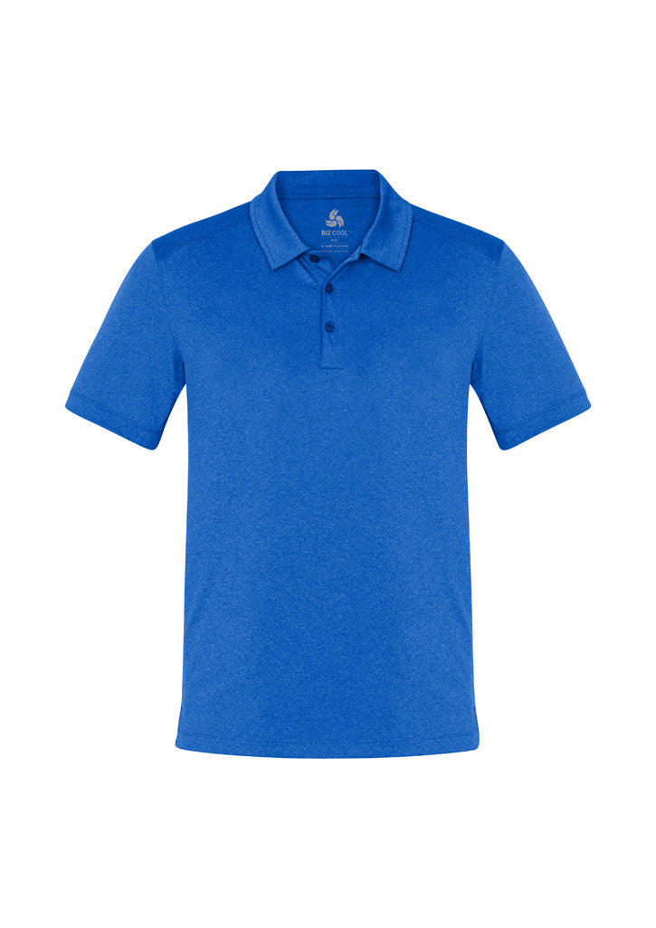 Mens Aero Short Sleeve Polo - Electric Blue