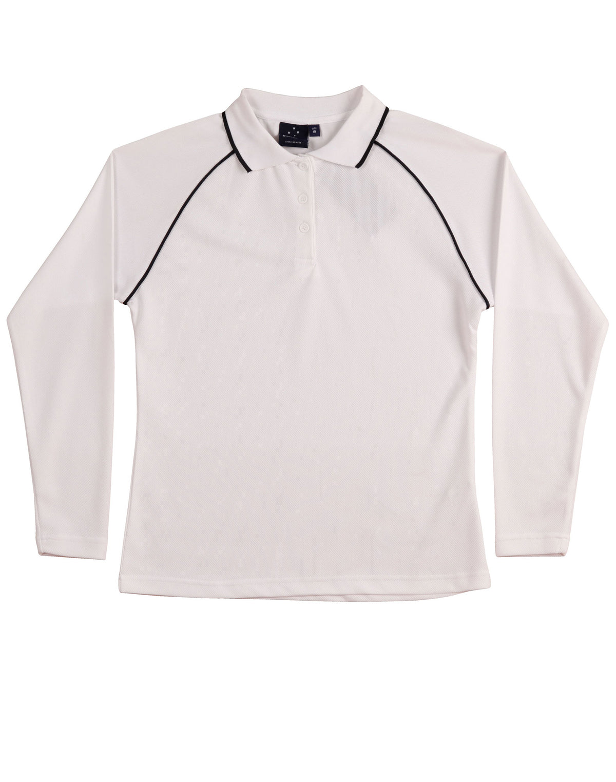 Ladies' cooldry raglan L/S polo