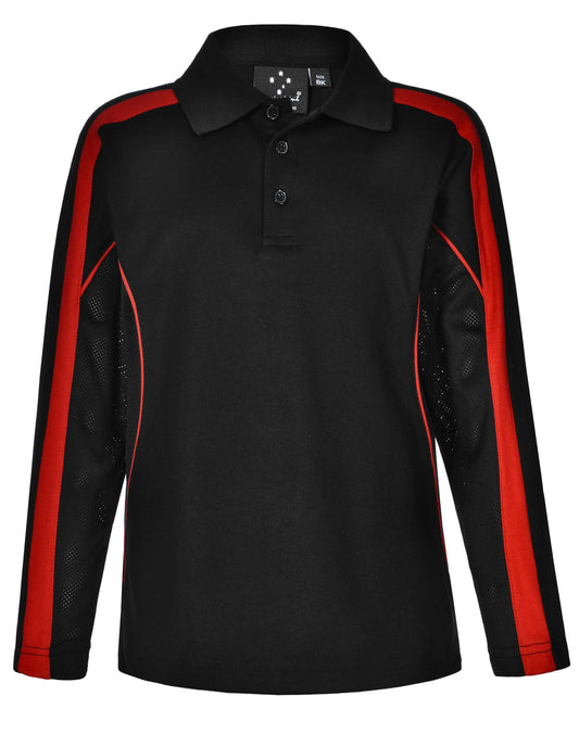 Kids' TrueDry Long Sleeve Polo