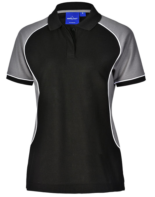 Ladies' TrueDry Tri-colour S/S Pique Polo