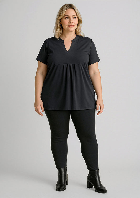 Womens Scuba Ponte High-rise Pull-on Corporate Legging - Black