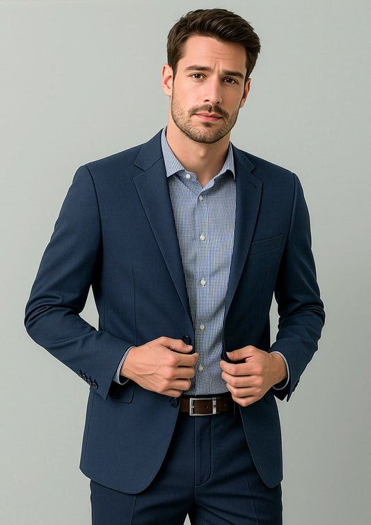 Mens Renew City Fit Jacket - Navy Dusk