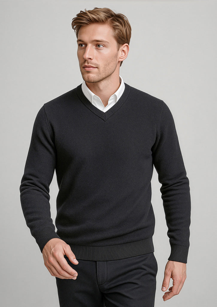 Mens Osaka Pineapple Knit Jumper - Black