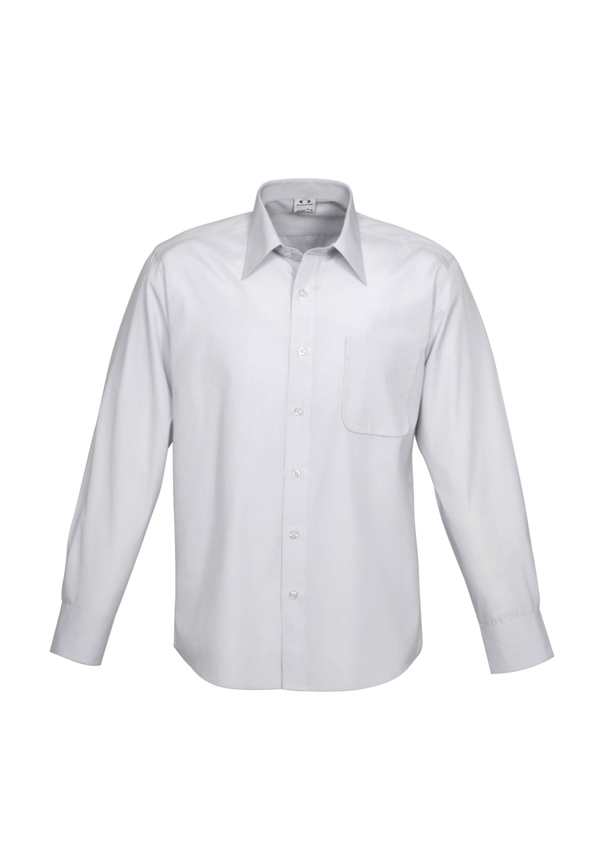 Mens Ambassador Long Sleeve Shirt - Silver Grey
