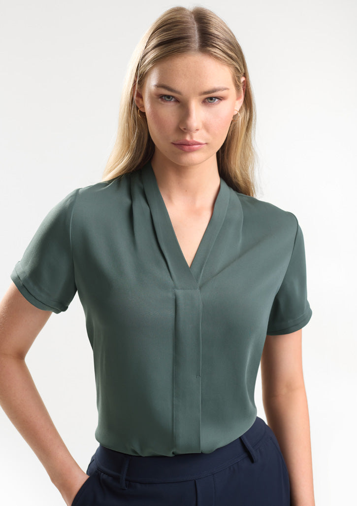 Womens Madison Short Sleeve Shirt - Seafoam