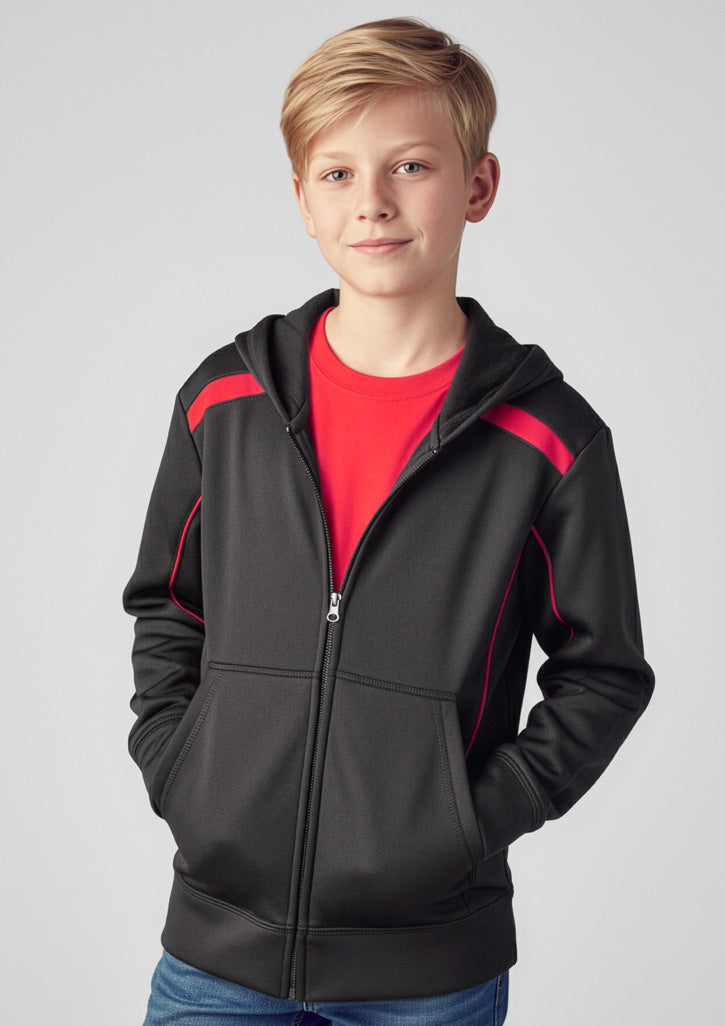 Kids United Hoodie - Black/Red