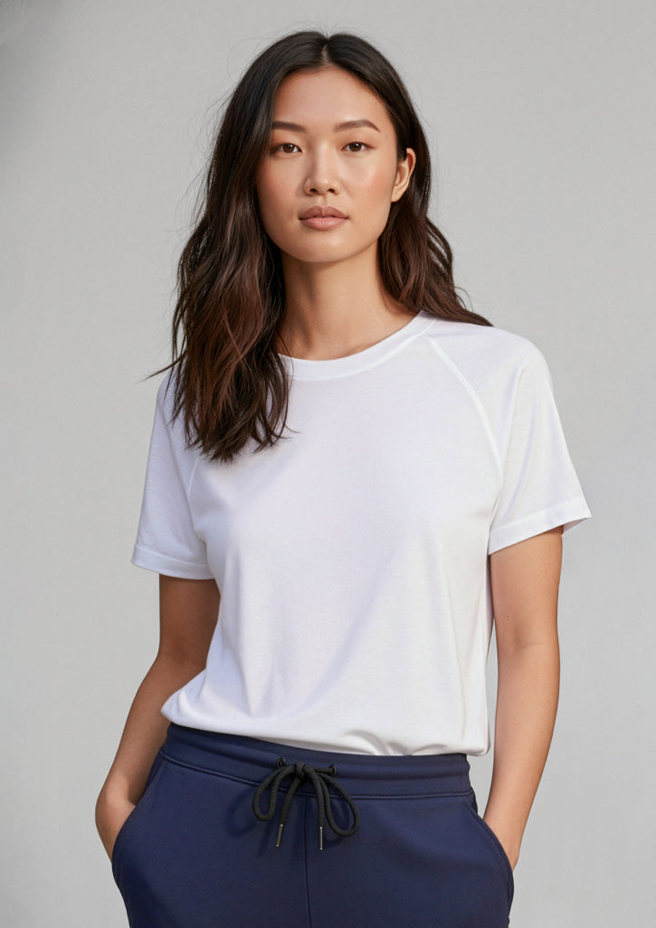 Womens Sprint Short Sleeve Tee - White