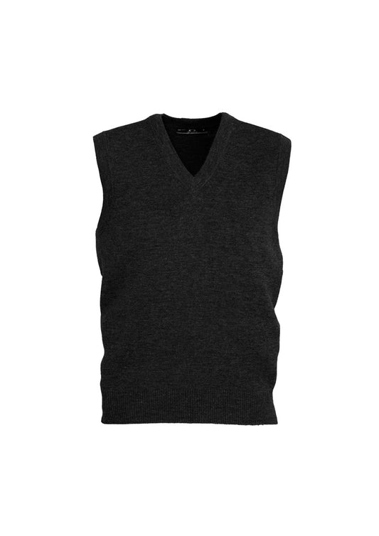 Mens Woolmix Knit Vest - back