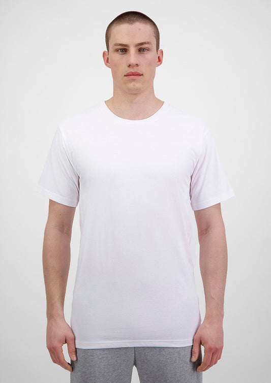 Basis Mens Short Sleeve Tee - White