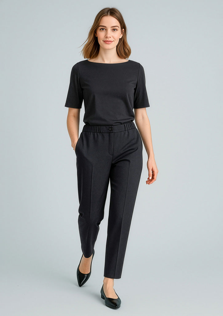 Womens Cool Stretch Ultra Comfort Waist Pant - Black
